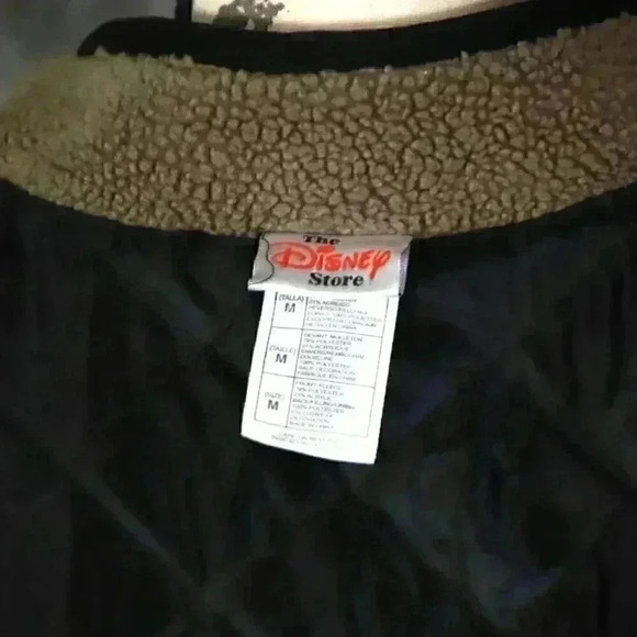 Walt Disney Winnie the Pooh brown color blocked fleece vest Size M. - Picture 7 of 9